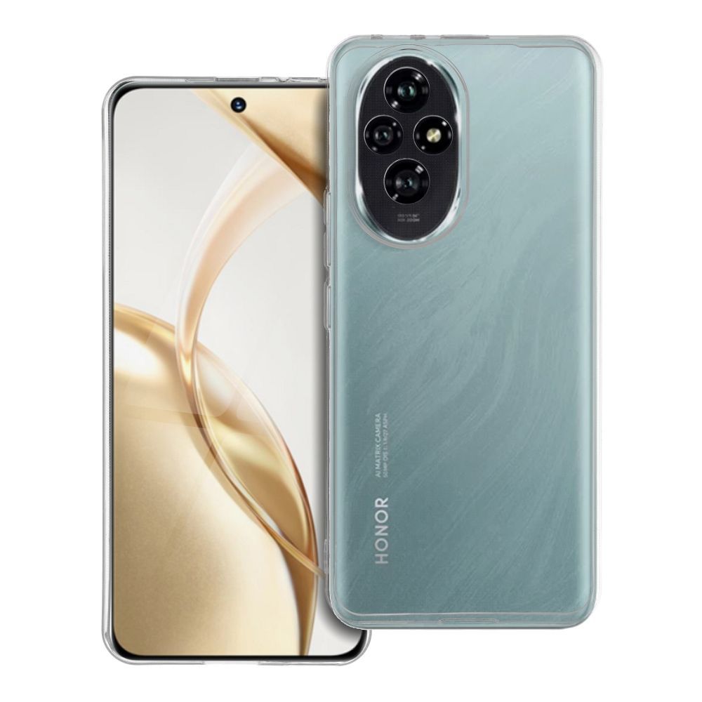 Deksel med kamerabeskyttelse for Honor 200 Smart, OEM, 2mm, gjennomsiktig