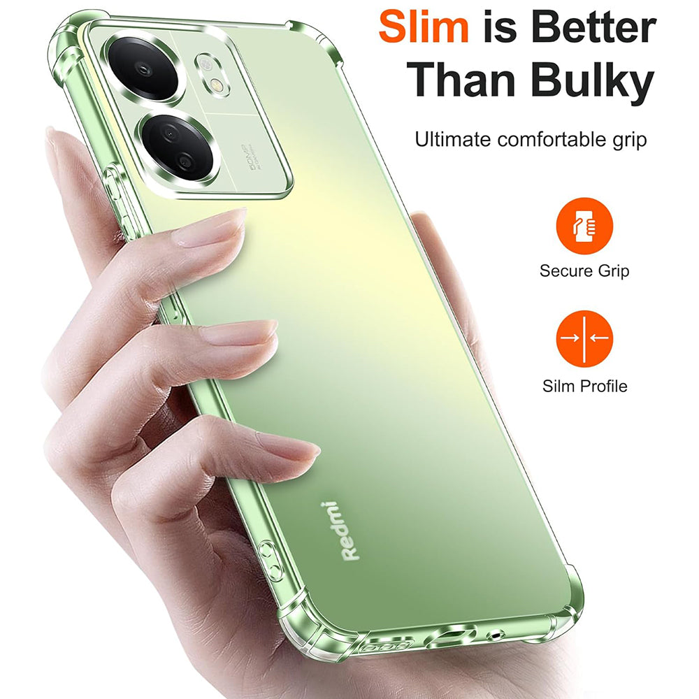 Kamerabeskyttelsesdeksel for Xiaomi Poco C65 / Redmi 13C, Techsuit, støtsikker klar, transparent