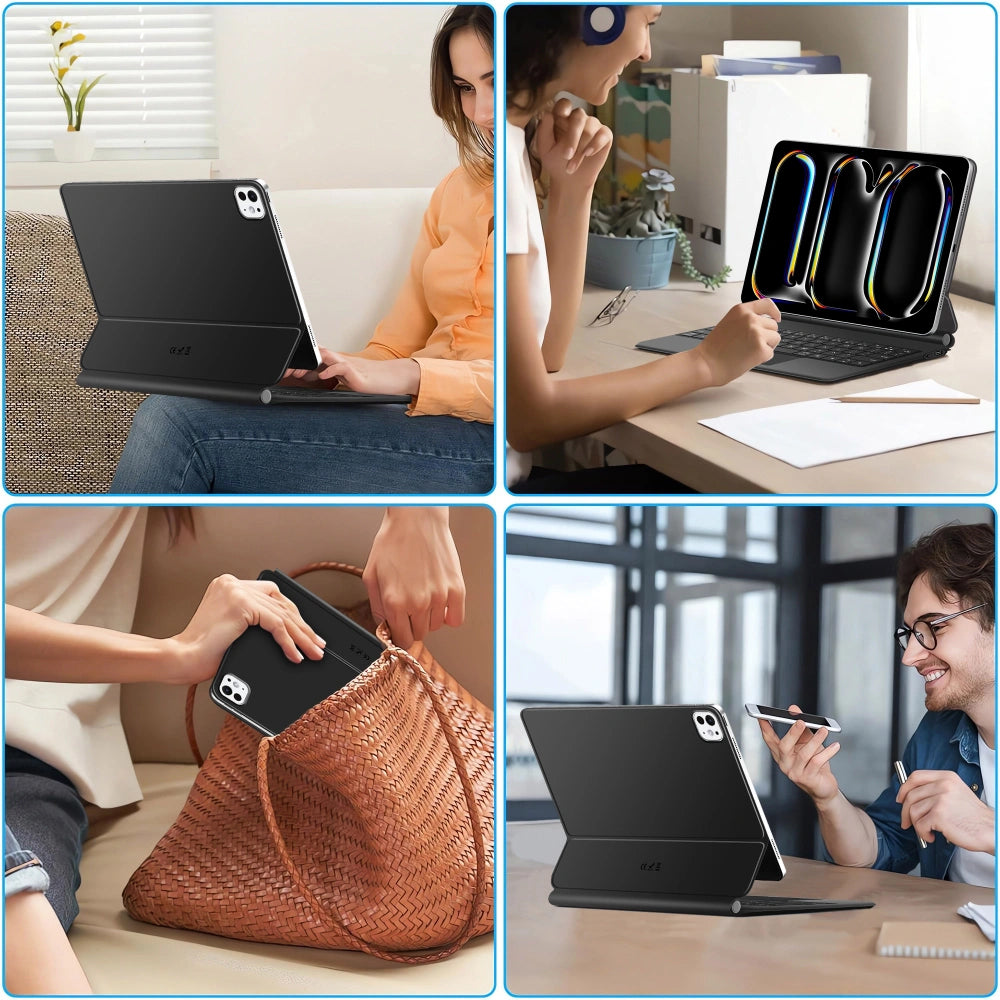 Tastaturdeksel for Apple iPad Pro 13 (2025) / (2024), Tech-Protect, SmartCase Magnetic, Svart