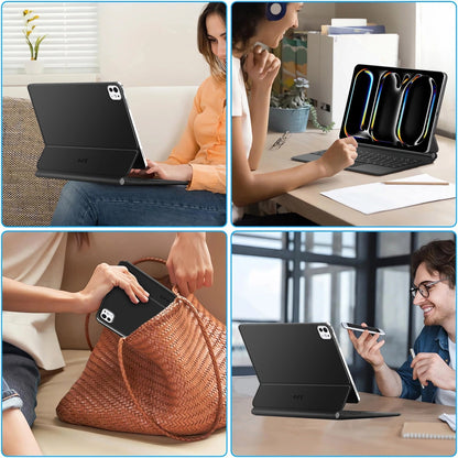 Tastaturdeksel for Apple iPad Pro 13 (2025) / (2024), Tech-Protect, SmartCase Magnetic, Svart