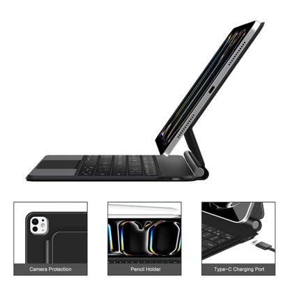 Tastaturdeksel for Apple iPad Pro 13 (2025) / (2024), Tech-Protect, SmartCase Magnetic, Svart