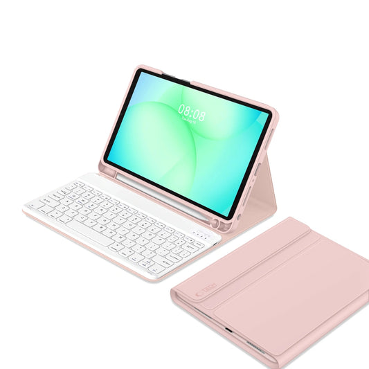Etui med tastatur for Samsung Galaxy Tab A11+ / Tab A9+, Tech-Protect, SC PEN, Rosa