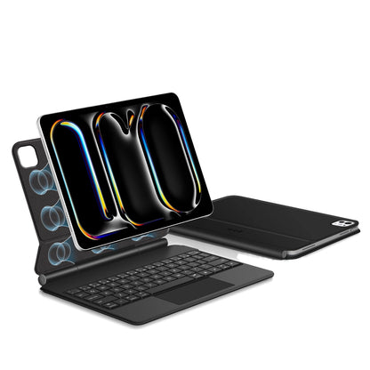 Etui med tastatur for Apple iPad Pro 11 (2025) / (2024), Tech-Protect, SmartCase Magnetic, Svart
