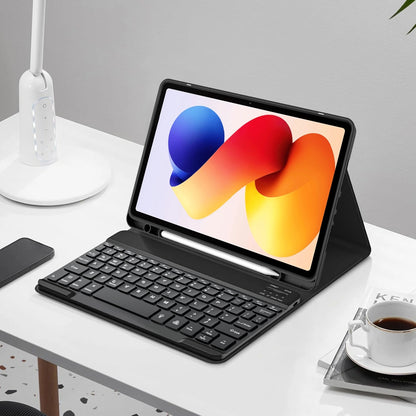 Etui med tastatur for Xiaomi Poco Pad M1 / Redmi Pad 2 Pro, Tech-Protect, SC PEN, Svart