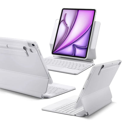 Tastaturdeksel for Apple iPad (2025) / (2022), ESR, Rebound, Hvit