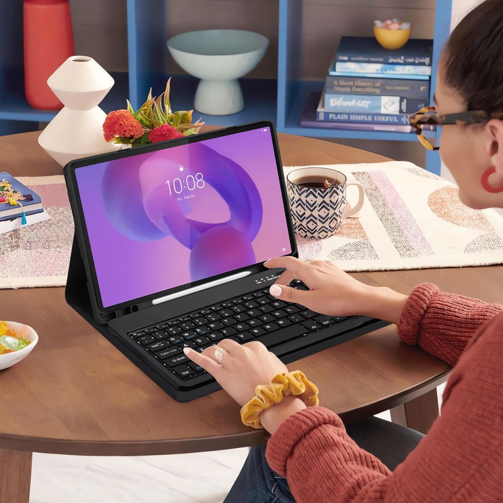 Tastaturetui for Lenovo Idea Tab Pro, Tech-Protect, SC PEN, Svart