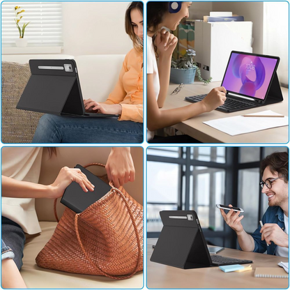 Tastaturetui for Lenovo Idea Tab Pro, Tech-Protect, SC PEN, Svart