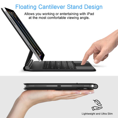 Etui med tastatur for Apple iPad Pro 11 (2025) / (2024), Tech-Protect, SmartCase Magnetic, Svart