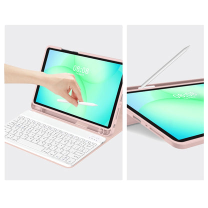 Etui med tastatur for Samsung Galaxy Tab A11+ / Tab A9+, Tech-Protect, SC PEN, Rosa