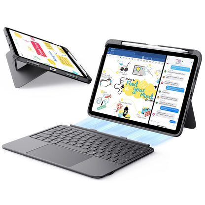 Tastaturdeksel for Apple iPad Air 11 (2026) / iPad Air 11 (2025) / Air 11 (2024) / Air (2022) / Air (2020), ESR, Flex, Grå