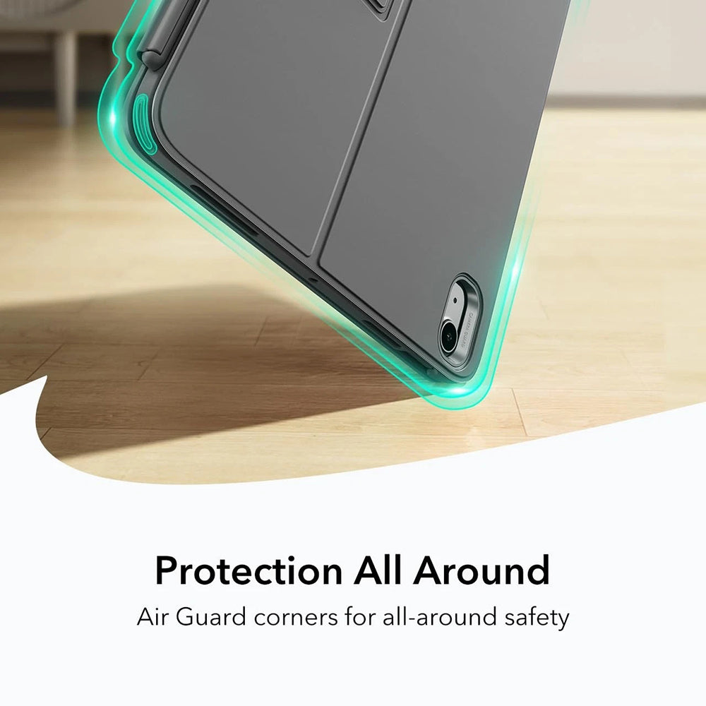 Tastaturdeksel for Apple iPad Air 11 (2026) / iPad Air 11 (2025) / Air 11 (2024) / Air (2022) / Air (2020), ESR, Flex, Grå