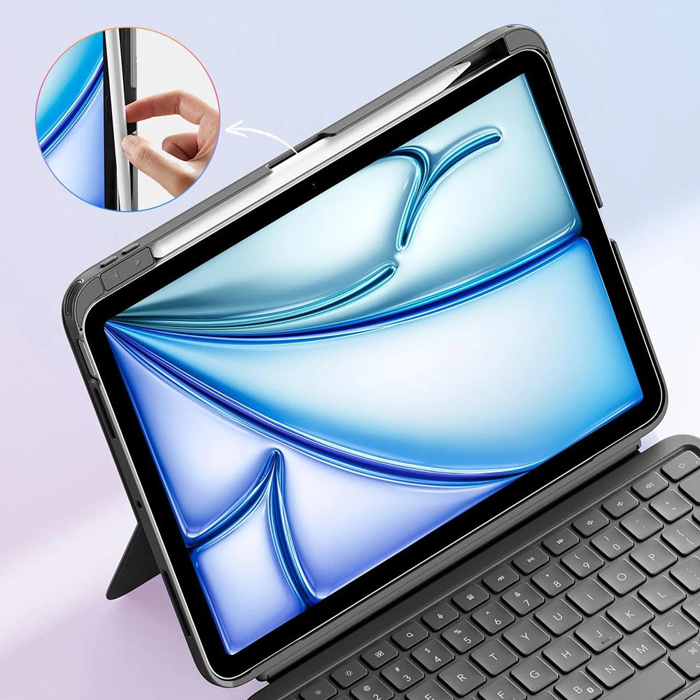 Tastaturdeksel for Apple iPad Air 11 (2026) / iPad Air 11 (2025) / Air 11 (2024) / Air (2022) / Air (2020), ESR, Flex, Grå