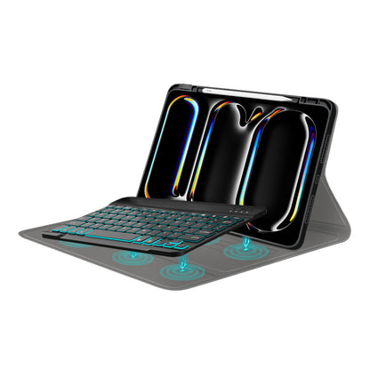 Tastaturdeksel for Apple iPad Pro 11 (2024), Techsuit, CozyTab, Svart