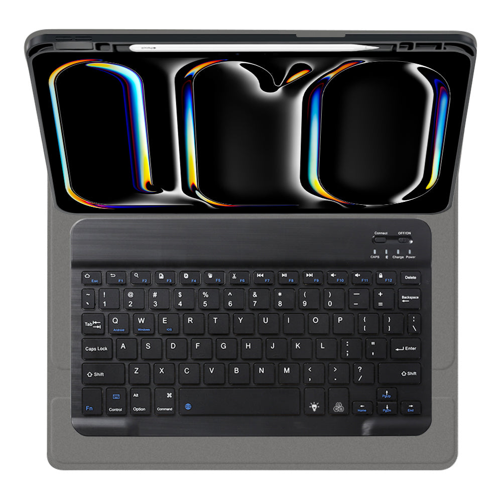 Tastaturdeksel for Apple iPad Pro 11 (2024), Techsuit, CozyTab, Svart