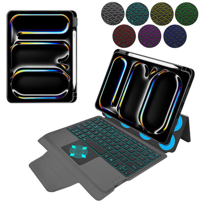 Tastaturdeksel for Apple iPad Pro 11 (2024), Techsuit, KeyTab Pro, Svart