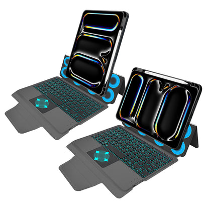 Tastaturdeksel for Apple iPad Pro 11 (2024), Techsuit, KeyTab Pro, Svart