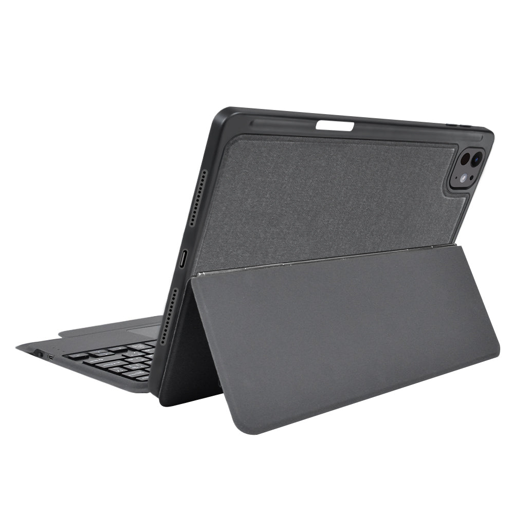 Tastaturdeksel for Apple iPad Pro 11 (2024), Techsuit, KeyTab Pro, Svart