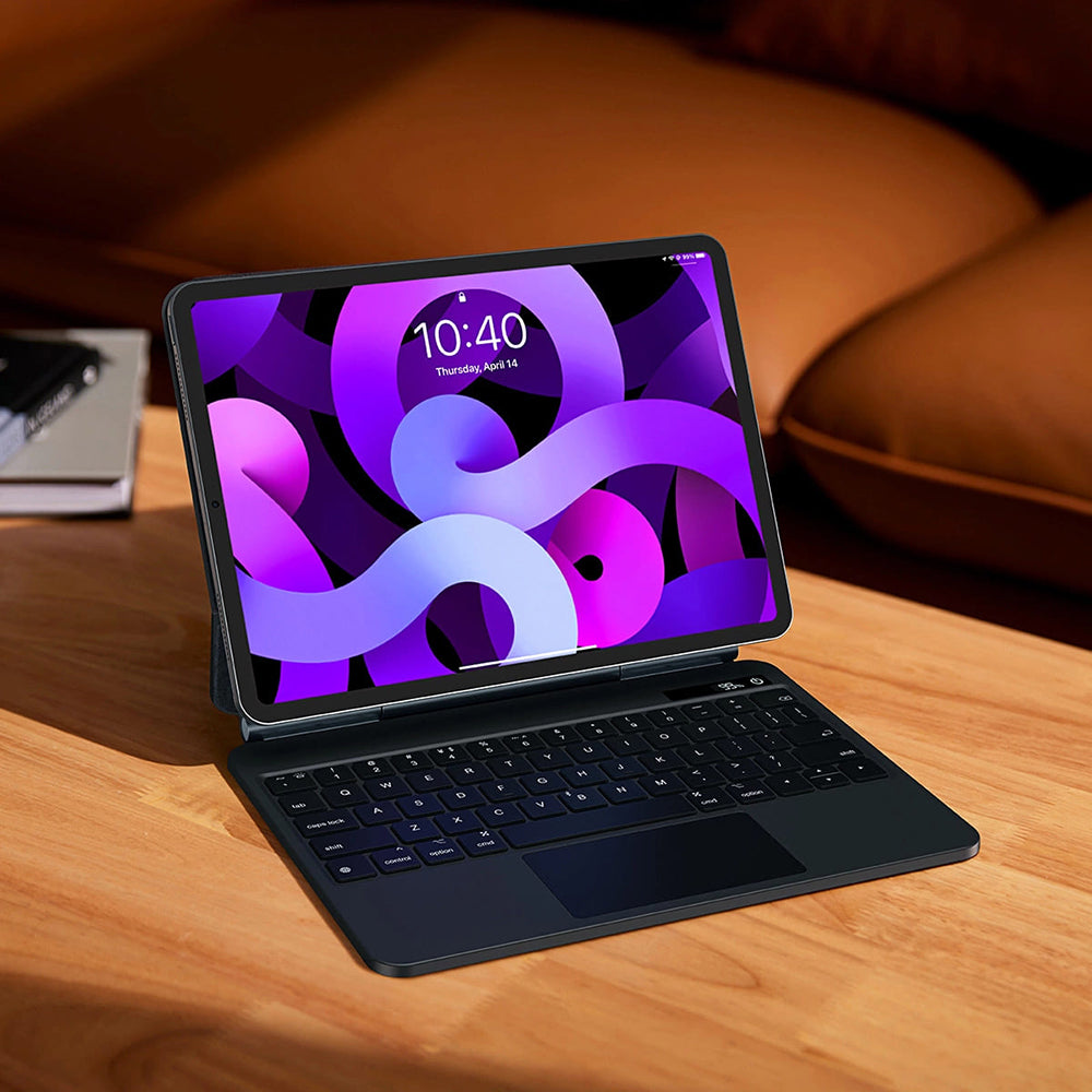 Tastaturdeksel for Apple iPad Pro 12.9 (2022) / Pro 12.9 (2021) / Pro 12.9 (2020) / Pro 12.9 (2018), Baseus, Brilliance, Grå