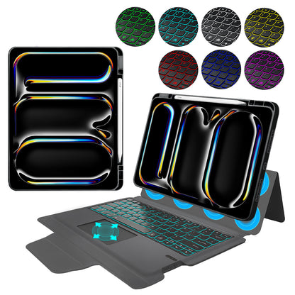 Tastaturdeksel for Apple iPad Pro 13 (2024), Techsuit, KeyTab Pro, Svart