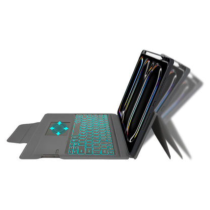Tastaturdeksel for Apple iPad Pro 13 (2024), Techsuit, KeyTab Pro, Svart
