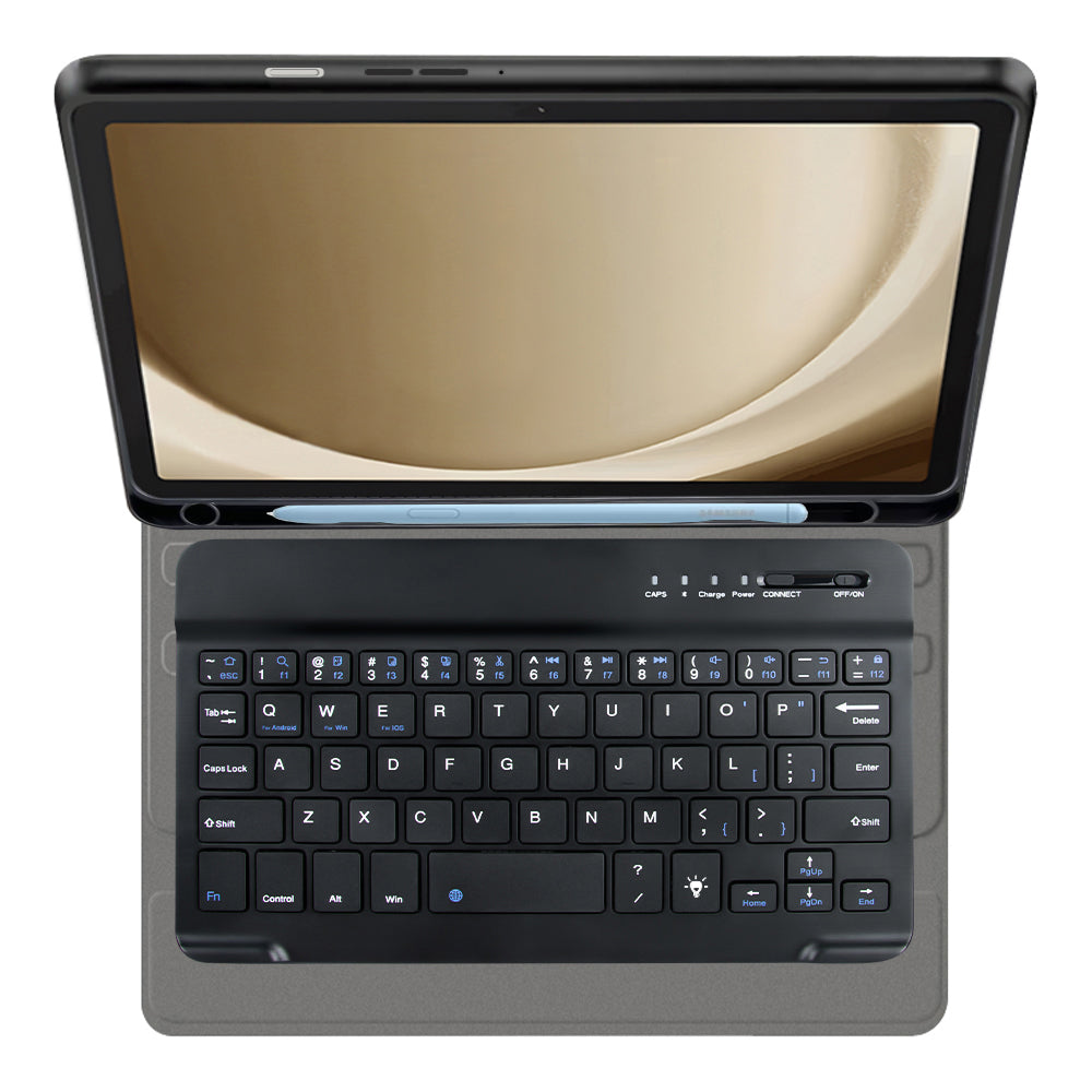 Tastaturdeksel for Samsung Galaxy Tab A9+, Techsuit, CozyTab, Svart