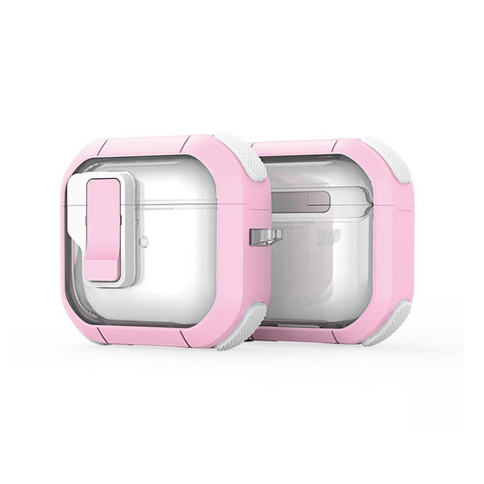 DUX DUCIS PECN deksel for Apple AirPods 4, Rosa Hvit
