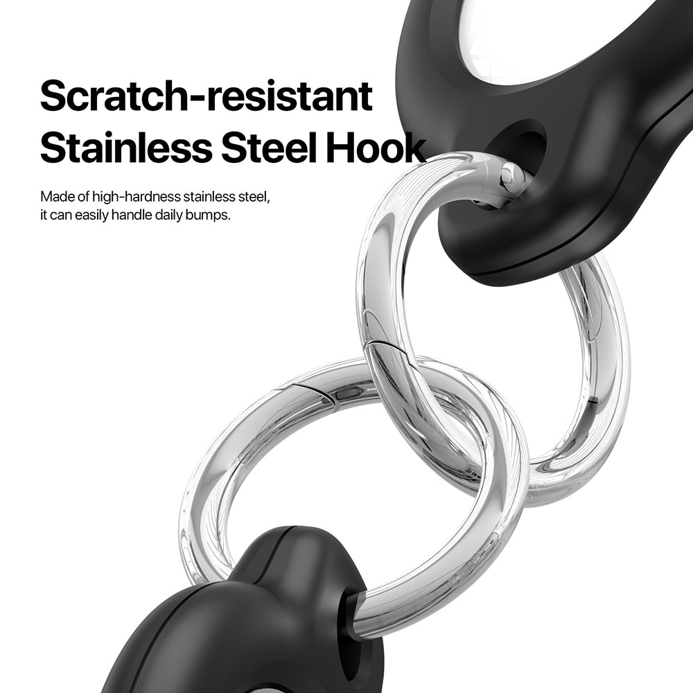 DUX DUCIS Secure deksel for Apple AirTag, Sett med 4 stykker, Forskjellige farger