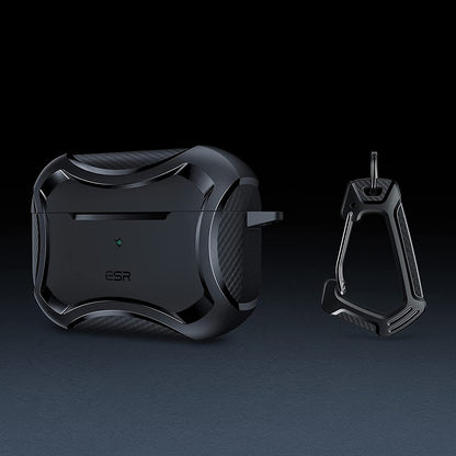 ESR Cyber Armor Tough deksel for Apple AirPods Pro Series, Svart