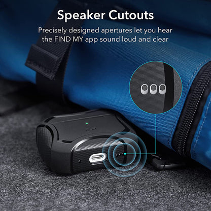 ESR Cyber Armor Tough deksel for Apple AirPods Pro Series, Svart