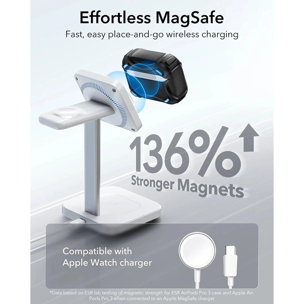 ESR Cyber FlickLock-deksel for Apple AirPods Pro 3, Svart