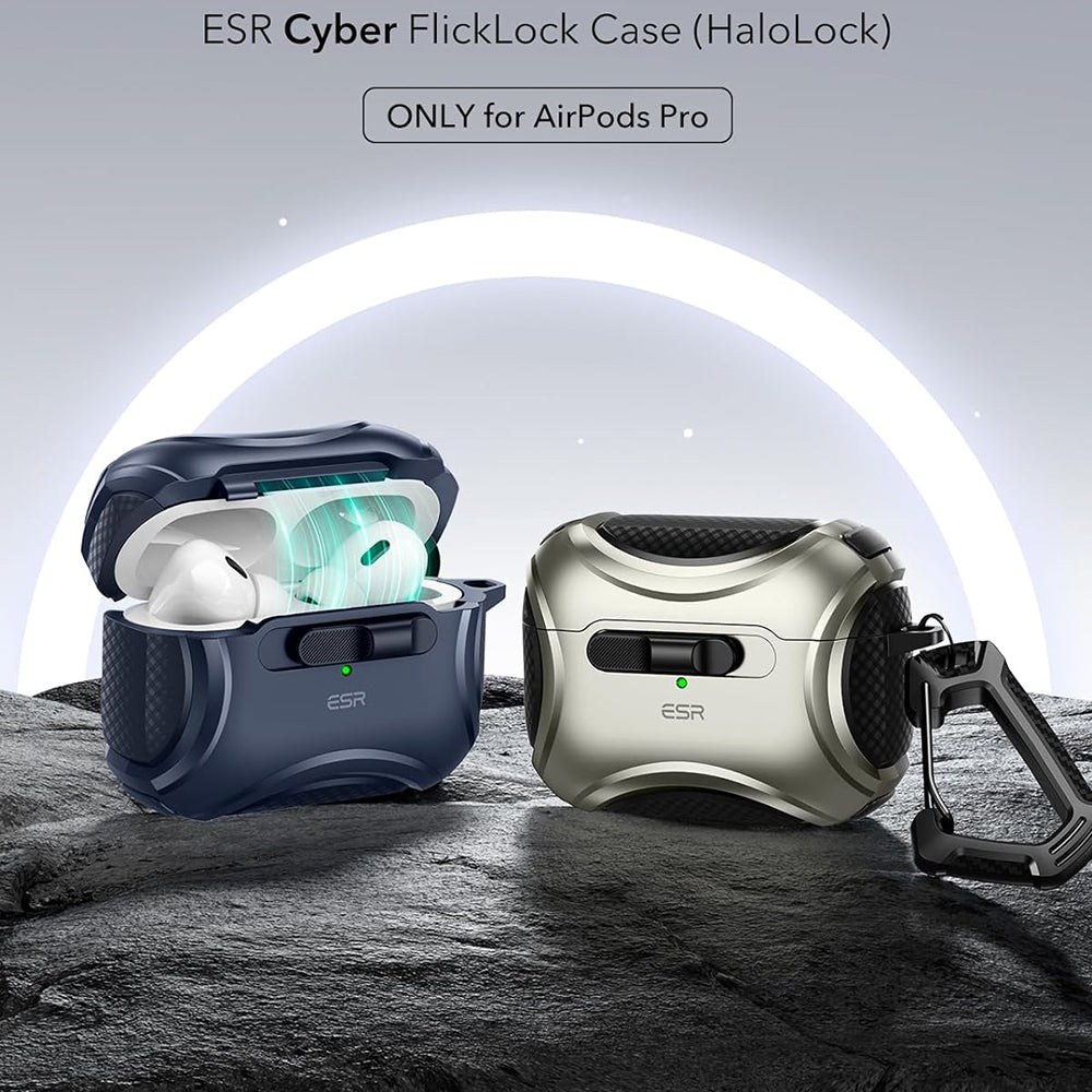 ESR Cyber-deksel for Apple AirPods Pro Series, Blå