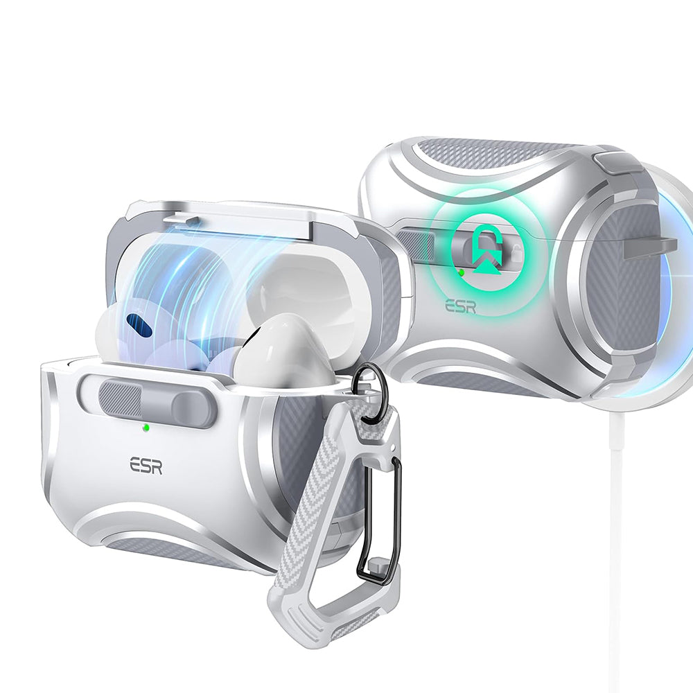 ESR Cyber-etui for Apple AirPods Pro-serien, grå