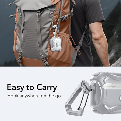 ESR Cyber-etui for Apple AirPods Pro-serien, grå