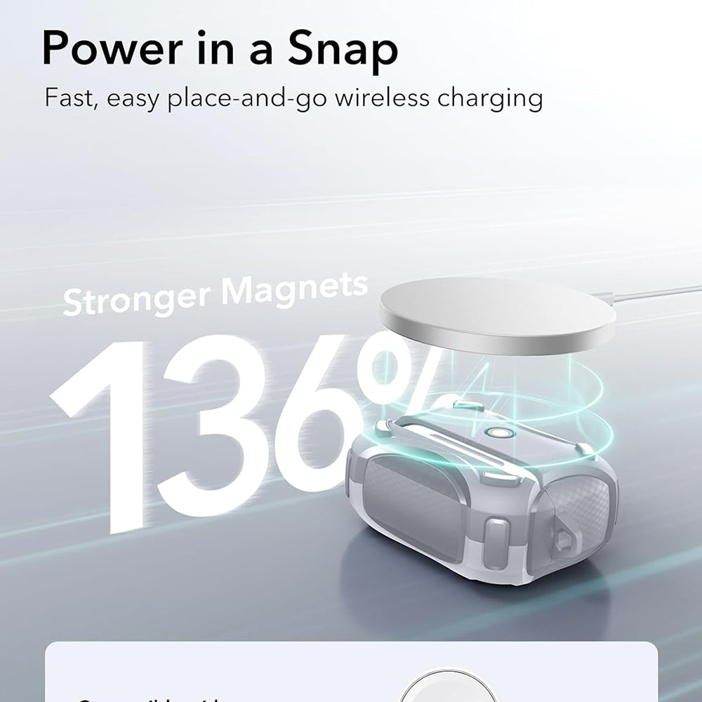 ESR Cyber-etui for Apple AirPods Pro-serien, grå