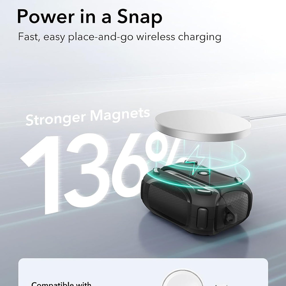 ESR Cyber-deksel for Apple AirPods Pro Series, Svart