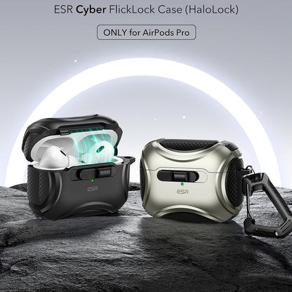 ESR Cyber-deksel for Apple AirPods Pro Series, Svart