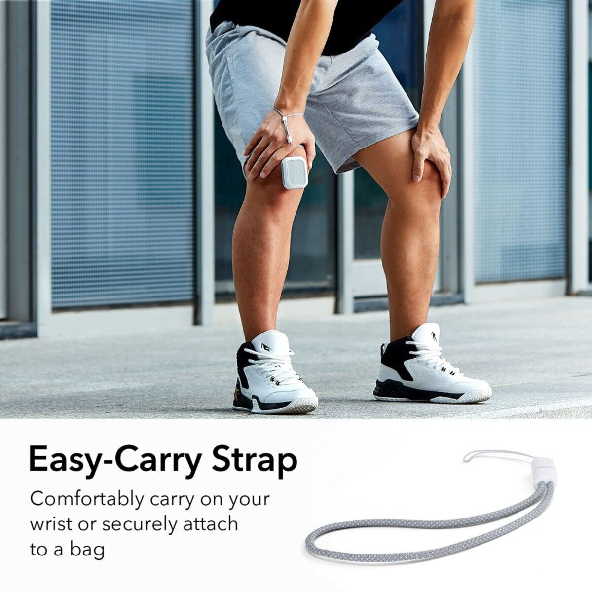 ESR Orbit Hybrid-deksel for Apple Airpods Pro 3, Hvit