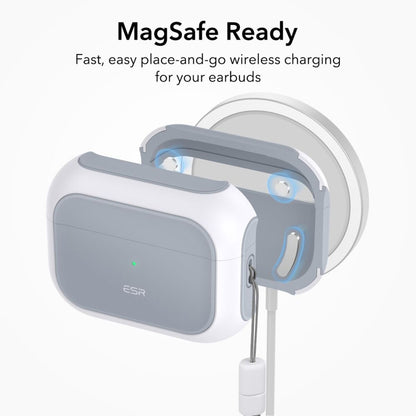 ESR Orbit Hybrid-deksel for Apple Airpods Pro 3, Hvit