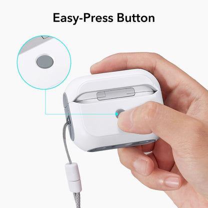 ESR Orbit Hybrid-deksel for Apple Airpods Pro 3, Hvit