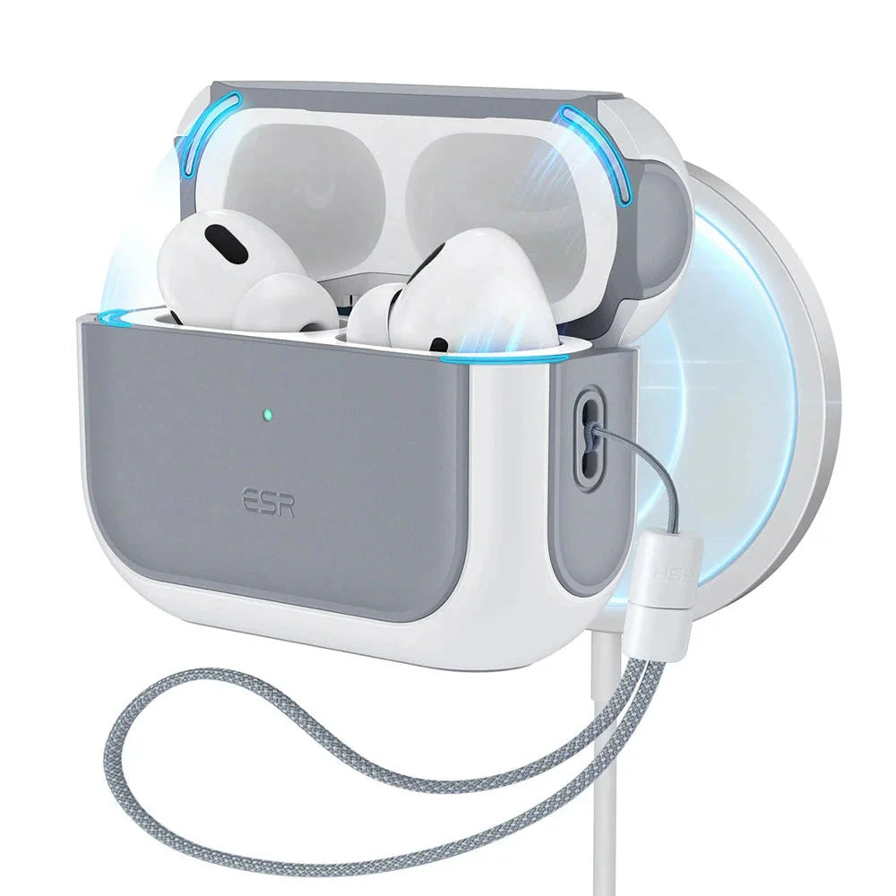 ESR Orbit Hybrid-deksel for Apple Airpods Pro 3, Hvit