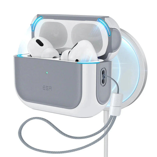 ESR Orbit Hybrid-deksel for Apple Airpods Pro 3, Hvit