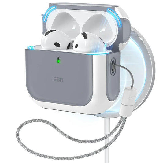 ESR Orbit Hybrid-deksel for Apple AirPods 4, Hvit