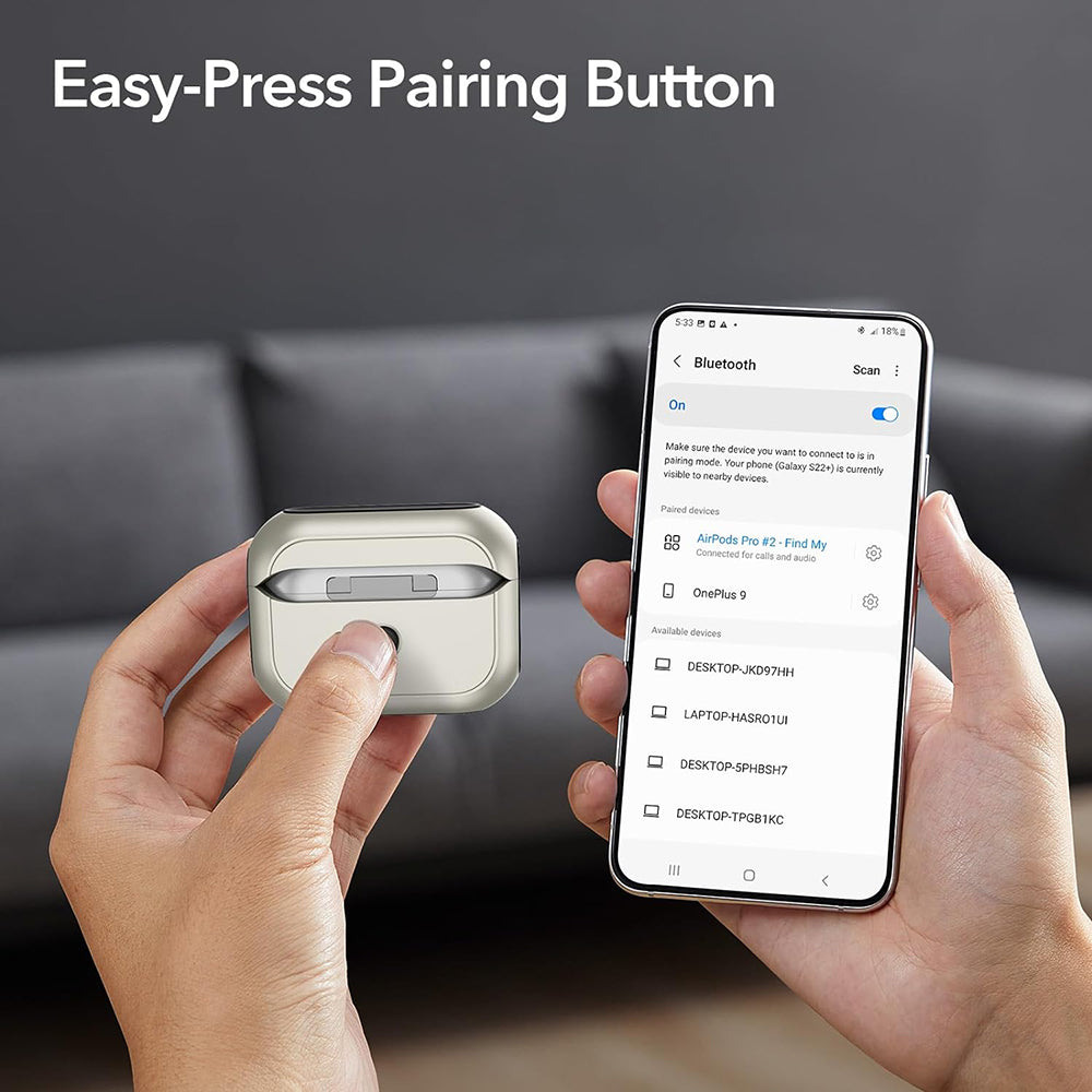 ESR Orbit Hybrid-deksel for Apple AirPods 4, Lilla