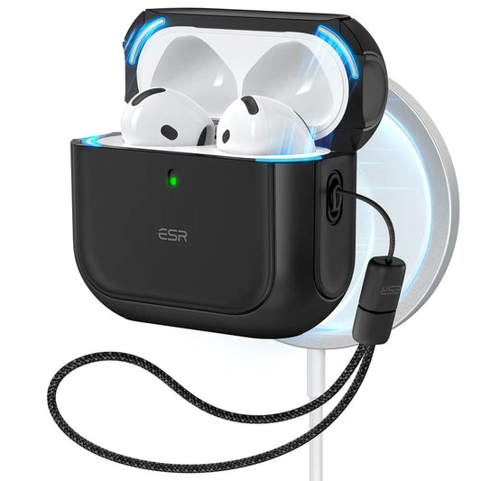 ESR Orbit Hybrid-deksel for Apple AirPods 4, Svart