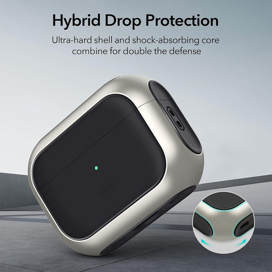 ESR Orbit Hybrid-deksel for Apple AirPods 4, Rosa