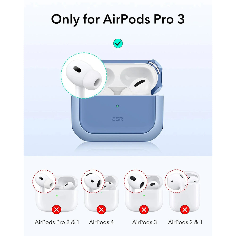 ESR Orbit Hybrid-etui for Apple AirPods Pro 3, Blå