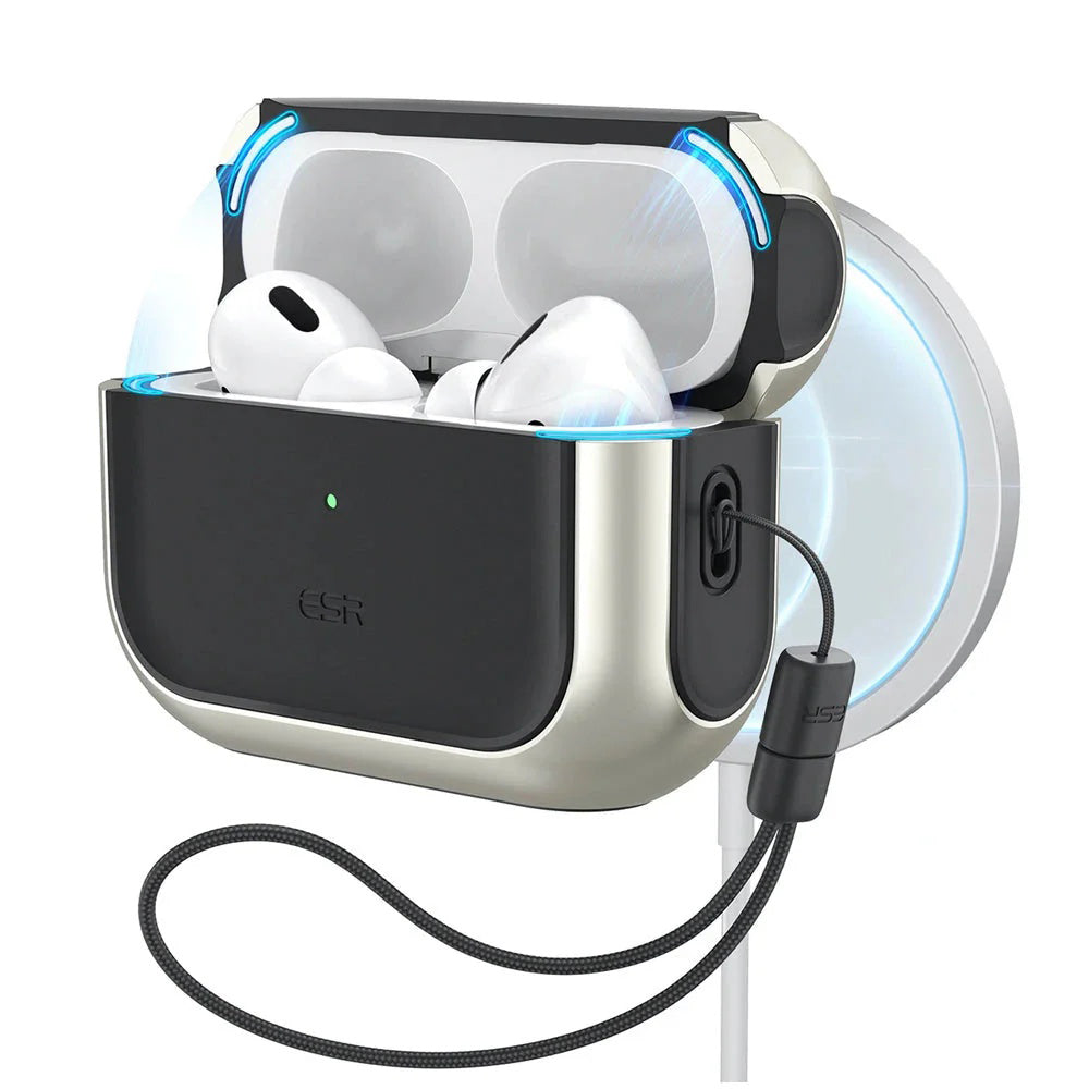 ESR Orbit Hybrid-deksel for Apple AirPods Pro 3, Grå