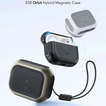 ESR Orbit Hybrid-deksel for Apple AirPods Pro 3, Grå