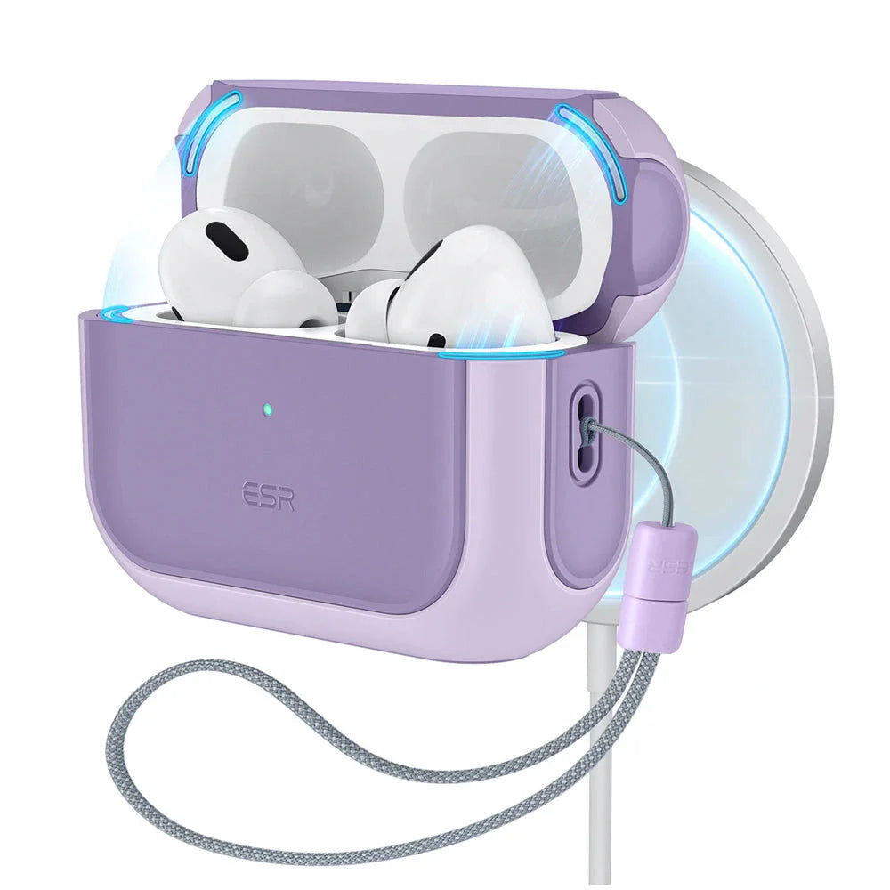 ESR Orbit Hybrid-deksel for Apple AirPods Pro 3, Lilla