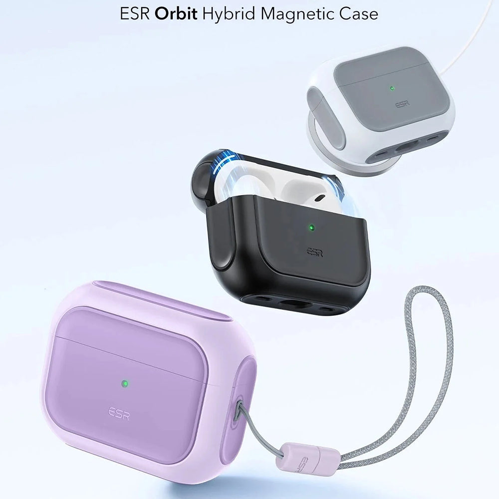 ESR Orbit Hybrid-deksel for Apple AirPods Pro 3, Lilla